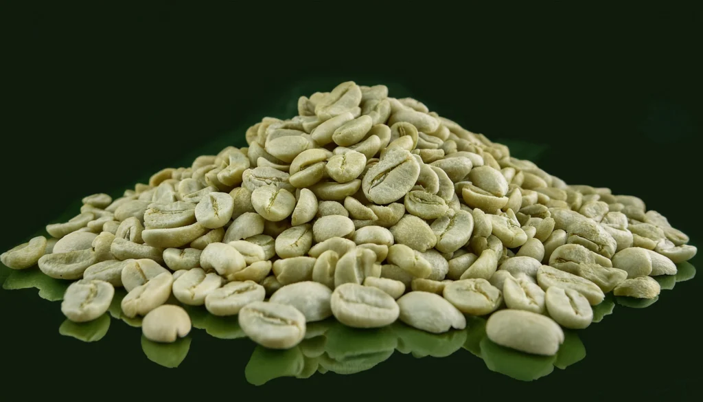 closeup-unroasted-green-coffee-beans-displaying-their-pale-green-color-smooth